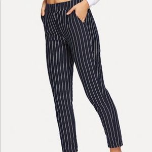 pinstriped pants